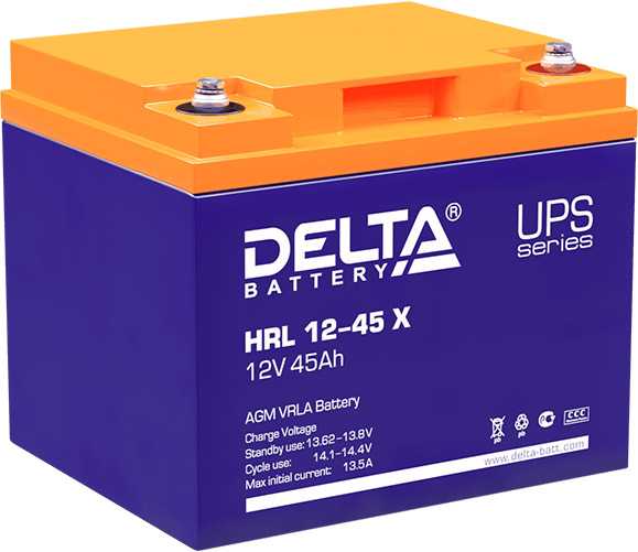 Delta HRL 12-45 X Аккумуляторы фото, изображение