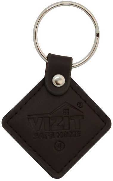 Ключ VIZIT-RF3.2 (brown) Ключи ТМ, карты, брелоки фото, изображение