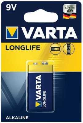 Батарейка Varta ENERGY Крона 6LR61 BL1 Alkaline 9V (4122) (1/10/50) Элементы питания (батарейки) фото, изображение