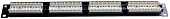 Патч-панель Ripo 19", 1U, 24 порта, Cat.5e (Класс D), 100МГц, RJ45/8P8C, 110, T568A/B Патч-панели фото, изображение